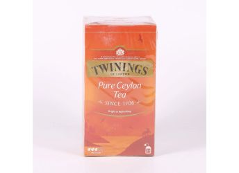 Twinings Pure Ceylon Tea Medium Flavour 25 Tea Bag ( 25 X 2g ), 50g (Imported)