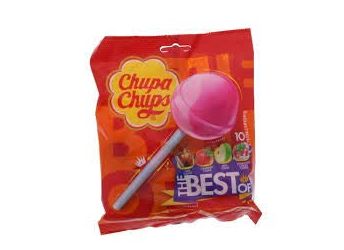 Chupa Chups The Best of 10 Lollipops Packet 120g (Imported)