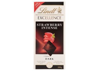 Lindt Excellence Strawberry Intense Chocolate 100 gms