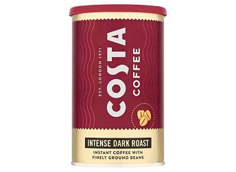Costa Coffee Intense Dark Roast Instant Coffee With Finely Ground Beans 100g