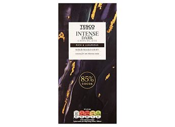 Tesco Intense Dark Chocolate Rich & Luxurious 100g