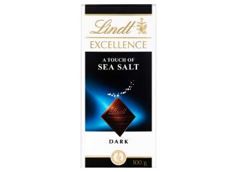 Lindt Excellence Sea Salt Touch Dark Chocolate,100g