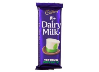Cadbury Dairy Milk Top Deck Mint Chocolate Bar, 80g