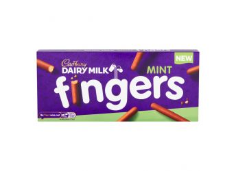 Cadbury Dairy Milk Fingers Mint Flavour 114g