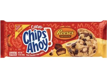 Chips Ahoy! Nabisco Chewy Made with Reese's Peanut Butter Cup Cookies (269 g)