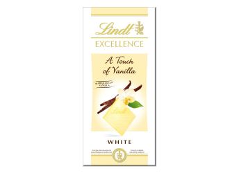 Lindt Excellence Madagascan Vanilla White Chocolate, 100 g