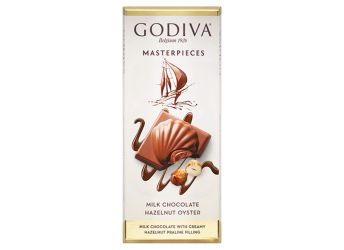Godiva Masterpieces Hazelnut Oyster with Belgian Milk Chocolate 83g