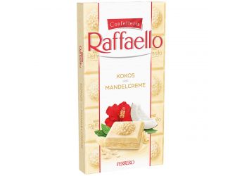 Ferrero Raffaello Chocolate Bar with Coconut and Almond Cream 90 g