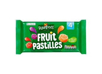 Rowntrees Fruit Pastilles Tube ,180g (Pack of 4 ) (Imported)