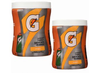 Gatorade Orange Thirst Quencher Powder Drink Mix 521g Each (Pack of 2) (Imported)