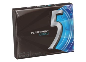 5 Gum Cobalt Peppermint, Sugar Free Gum, 15 Sticks, 40.5 g