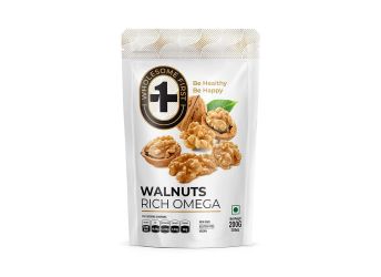 Wholesome First Walnuts 200gm | Gluten Free, Non GMO and 100% Vegan (Pack of 1)