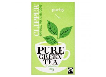Clipper Pure Green Tea 50 Unbleached Bags 100g