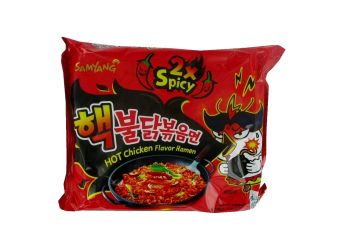 Samyang Hot Chicken Ramen 2X Spicy Noodles, 140 g