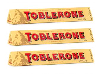 Toblerone Milk Chocolate Bar of Swiss,100g Each (Pack of 3)