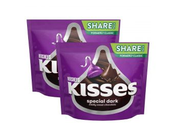 Hershey's Kisses Special Dark Chocolate,283g Each (Pack of 2)