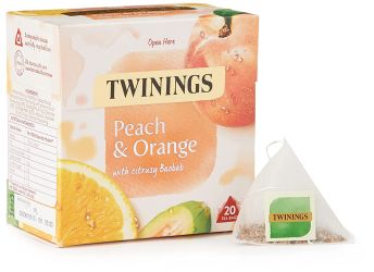 Twining Peach & Orange with citrusy Baobab 20 Bags (Imported)
