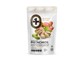 Wholesome First Pistachios - Roasted and Salted 200gm | Gluten Free, Non GMO and 100% Vegan (Pack of 1)