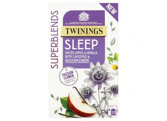 Twinings Superblends Sleep Spiced Apple & Vanilla with Chamomile & Passionflowers, 20 Bags - 30g (Imported)