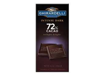 Ghirardelli Intense Dark 72% Cacao Twilight Delight Chocolate Bar, 100g