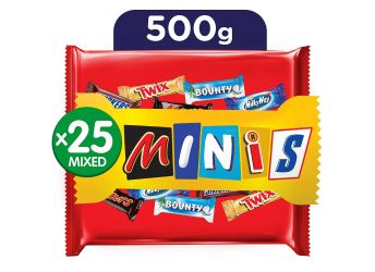 Mars Minis Assorted Chocolate Bar Pouch,500g