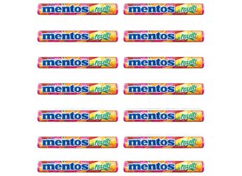 Mentos Fruit Roll, 14 X 29 g (Imported)