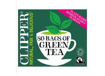 Clipper Natural, Fair & Delicious Organic Pure Green Tea 100 Bags