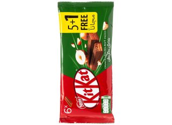 Kitkat Crunchy Hazelnut Pieces 6 Milk Chocolate Bar (6 X 19.5 g) 117 g (imported)