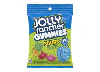 JOLLY RANCHER Gummies Sour Fruit Flavors Candy, 5 Oz, Blue & Green, 141g