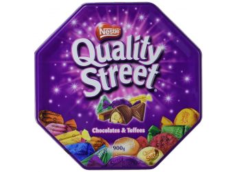 Nestle - Quality Street Chocolates & Toffees Tin Box - 900 Grams