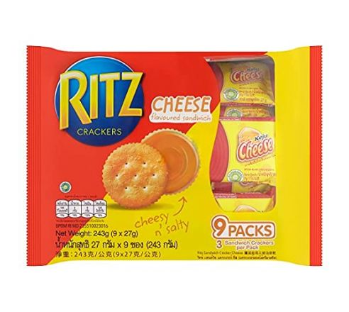 Ritz Sandwich Cookies Cheese 9 Packs (Imported), 243g