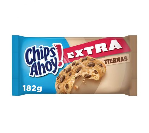 Chips Ahoy Extra Tiernas Cookies, 182 g