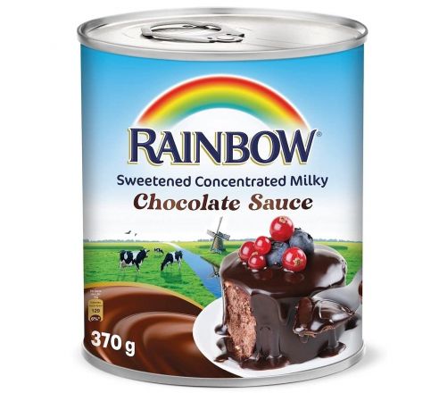Rainbow Sweetened Concentrated Milky Chocolate Sauce 370g (Imported)