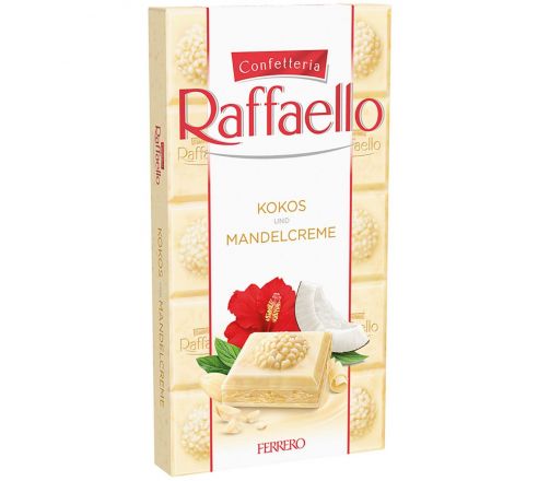 Ferrero Raffaello Chocolate Bar with Coconut and Almond Cream 90 g