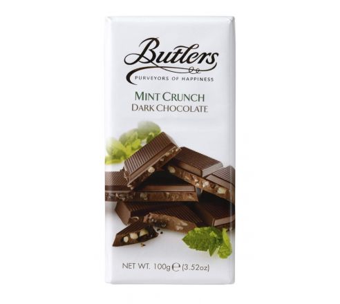 Butlers Mint Crunch Dark Chocolate Bar, 100g
