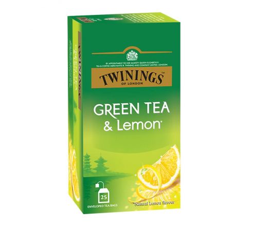 Twinings Green Tea & Lemon, 25 Tea bags,50g