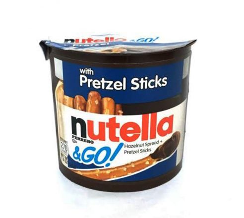 Nutella Hazelnut Spread and Pretzel Sticks and Go! sachet, 54g