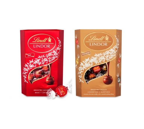 Lindt Lindor Milk Truffle & Assorted Truffle Irresistibly Smooth Truffles 200g (Combo Pack)
