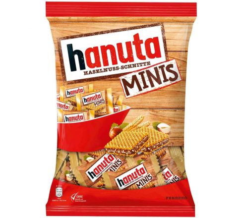 Ferrero Hanuta Hazelnuss -Schnitte Minis Pouch, 200 g