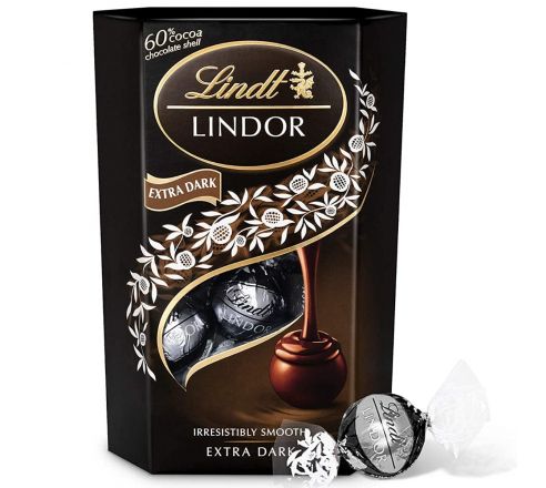 Lindt Lindor Extra Dark Smooth Truffles, 60% Cocoa,200 g
