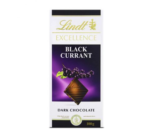 Lindt Excellence Black Currant Dark Chocolate,100G