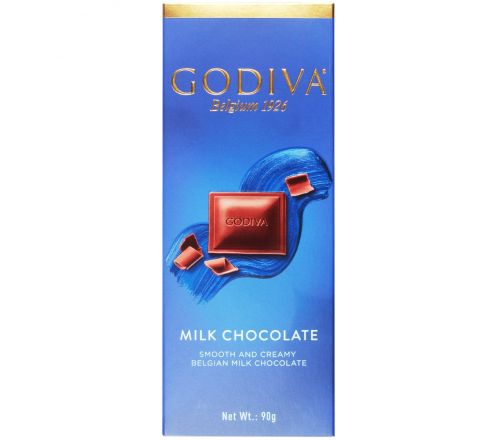 Godiva Smooth & Creamy Belgian Milk Chocolate, 90g