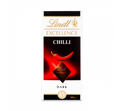 Lindt Excellence Chilli Dark Chocolate 100 Gm